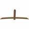 Ekena Millwork Bellingham Timber Gable Bracket, Western Red Cedar, 84"W x 38"H x 1 1/2"D x 5 1/2"F, 11/12 Pitch GBW084X38X0206BEL00SWR - alternate 3